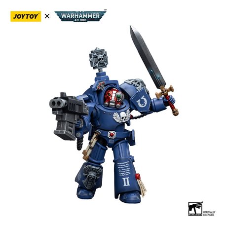 Warhammer 40k Action Figure 1/18 Ultramarines Terminators Sergeant Terconon 12 cm (przedsprzedaż)