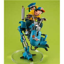 Dragonball Z Desktop Real McCoy EX PVC Diorama Son Goku & Son Gohan & Robot with two legs 20 cm (przedsprzedaż)