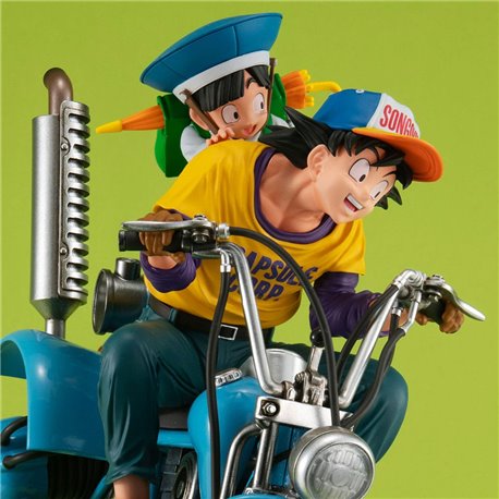 Dragonball Z Desktop Real McCoy EX PVC Diorama Son Goku & Son Gohan & Robot with two legs 20 cm (przedsprzedaż)