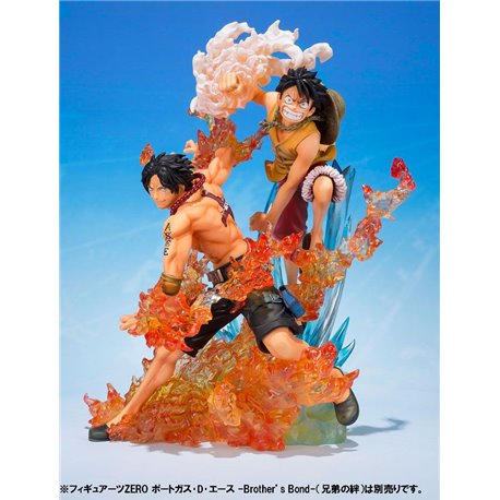 One Piece FiguartsZERO PVC Statue Monkey D. Luffy Brother's Bond 19 cm (przedsprzedaż)