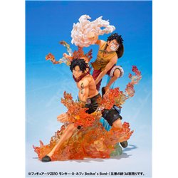 One Piece FiguartsZERO PVC Statue Portgas D. Ace Brother's Bond 16 cm (przedsprzedaż)