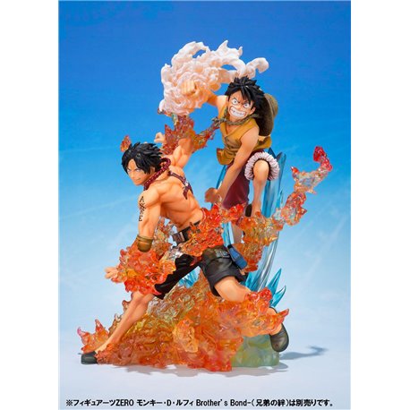 One Piece FiguartsZERO PVC Statue Portgas D. Ace Brother's Bond 16 cm (przedsprzedaż)