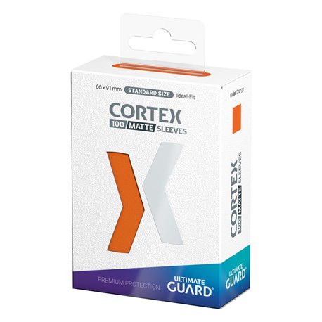 Ultimate Guard Cortex Sleeves Standard Size Matte Orange (100) (przedsprzedaż)