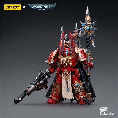 Warhammer 40k Action Figure 1/18 Chaos Space Marines Crimson Slaughter Sorcerer Lord in Terminator Armour 12 cm (przedsprzedaż)