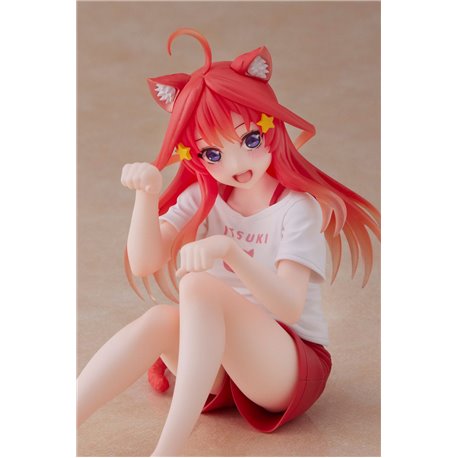 The Quintessential Quintuplets PVC Statue Desktop Itsuki Nakano Newley Written Cat Roomwear Ver. (przedsprzedaż)