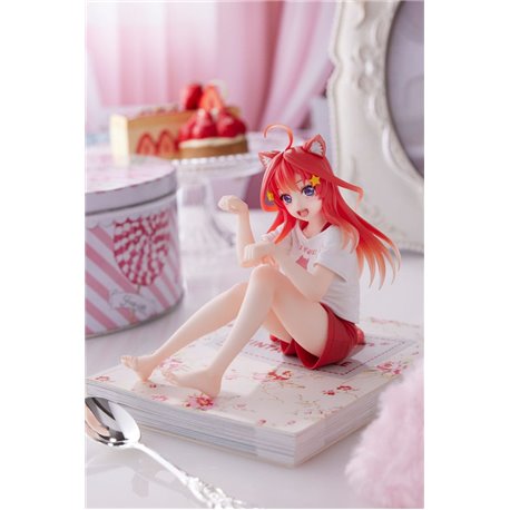 The Quintessential Quintuplets PVC Statue Desktop Itsuki Nakano Newley Written Cat Roomwear Ver. (przedsprzedaż)