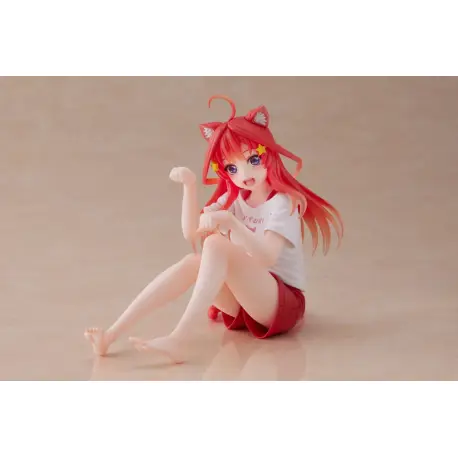 The Quintessential Quintuplets PVC Statue Desktop Itsuki Nakano Newley Written Cat Roomwear Ver. (przedsprzedaż)