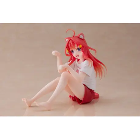 The Quintessential Quintuplets PVC Statue Desktop Itsuki Nakano Newley Written Cat Roomwear Ver. (przedsprzedaż)