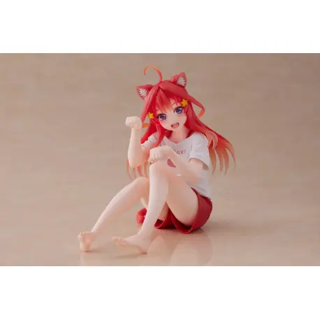 The Quintessential Quintuplets PVC Statue Desktop Itsuki Nakano Newley Written Cat Roomwear Ver. (przedsprzedaż)