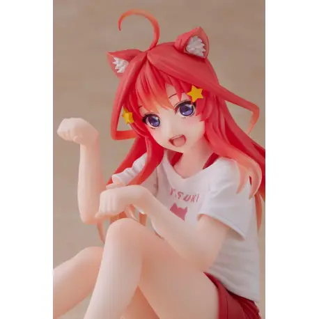 The Quintessential Quintuplets PVC Statue Desktop Itsuki Nakano Newley Written Cat Roomwear Ver. (przedsprzedaż)