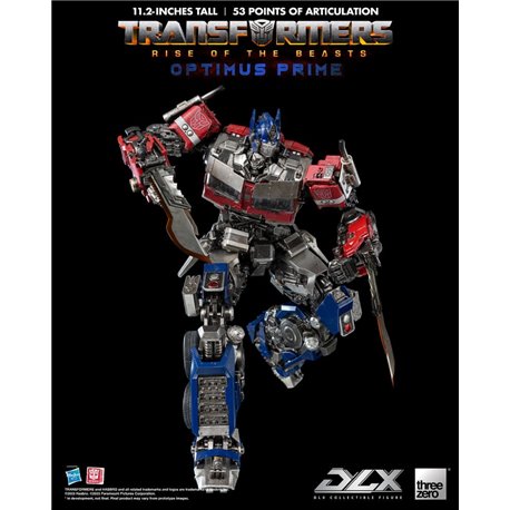 Transformers: Rise of the Beasts DLX Action Figure 1/6 Optimus Prime 28 cm (przedsprzedaż)