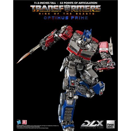 Transformers: Rise of the Beasts DLX Action Figure 1/6 Optimus Prime 28 cm (przedsprzedaż)