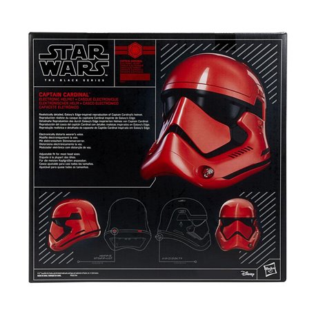 Star Wars Galaxy's Edge Black Series Electronic Helmet Captain Cardinal (przedsprzedaż)