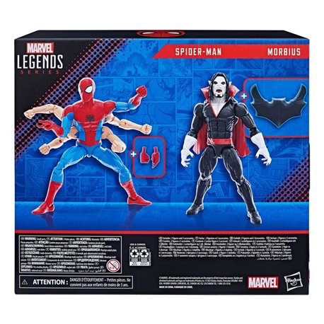 The Amazing Spider-Man Marvel Legends Action Figure 2-Pack Spider-Man & Morbius 15 cm (przedsprzedaż)