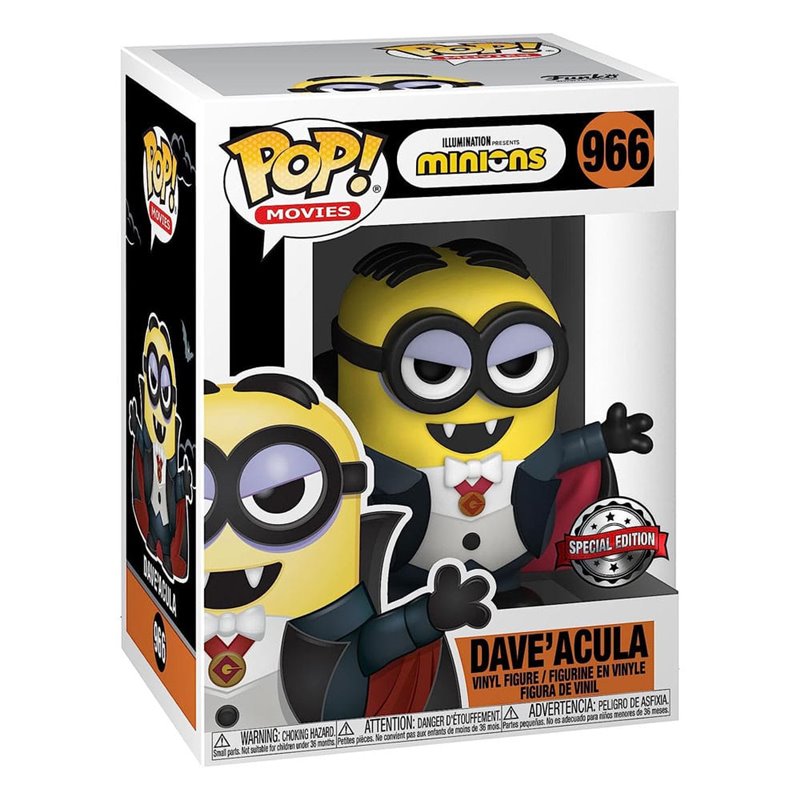 Funko POP! Minions Dave'acula Exclusive 9 cm (przedsprzedaż)