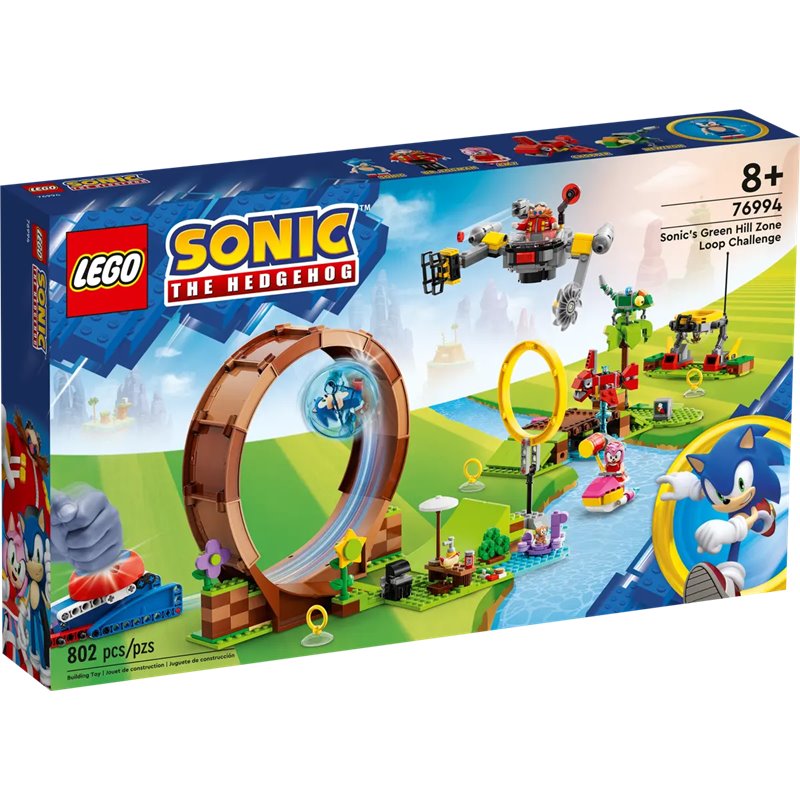 LEGO 76994 Sonic the Hedgehog Wyzwanie z pętlą w Green Hill