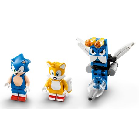 LEGO 76991 Sonic the Hedgehog Tails z warsztatem i samolot Tornado