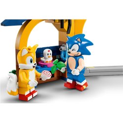 LEGO 76991 Sonic the Hedgehog Tails z warsztatem i samolot Tornado