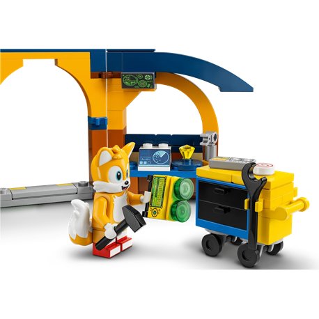 LEGO 76991 Sonic the Hedgehog Tails z warsztatem i samolot Tornado