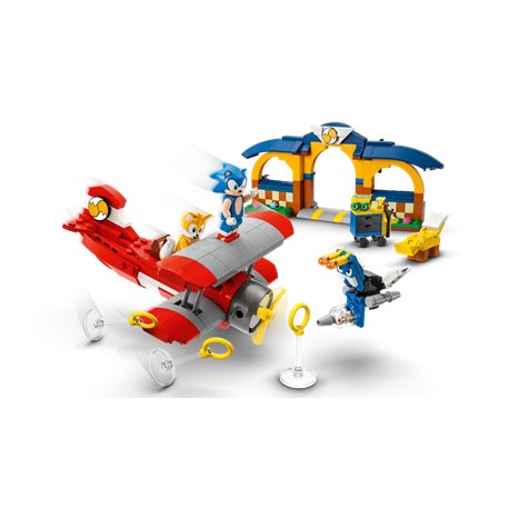 LEGO 76991 Sonic the Hedgehog Tails z warsztatem i samolot Tornado