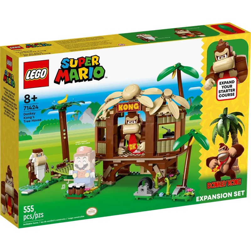 LEGO 71424 Super Mario Domek na drzewie Donkey Konga zestaw rozszerzający