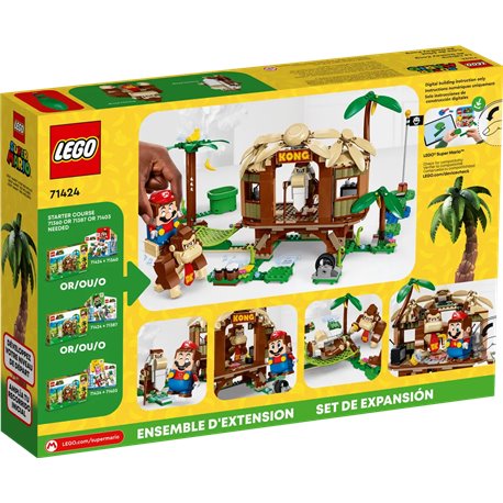 LEGO 71424 Super Mario Domek na drzewie Donkey Konga zestaw rozszerzający