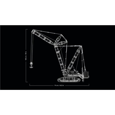 LEGO 42146 Technic Żuraw gąsienicowy Liebherr