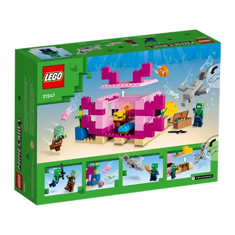 LEGO 21247 Minecraft Dom aksolotla