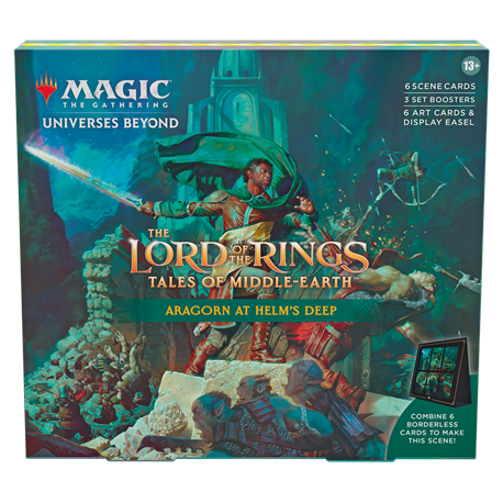 Magic The Gathering The Lord of the Rings: Tales of Middle-earth Scene Box Aragorn at Helm's Deep (przedsprzedaż)