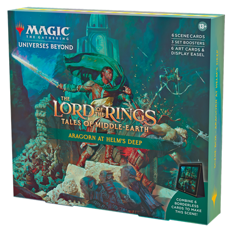 Magic The Gathering The Lord of the Rings: Tales of Middle-earth Scene Box Aragorn at Helm's Deep (przedsprzedaż)