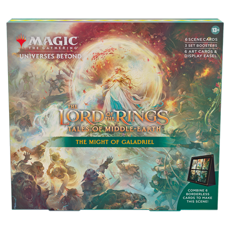 Magic The Gathering The Lord of the Rings: Tales of Middle-earth Scene Box The Might of Galadriel (przedsprzedaż)