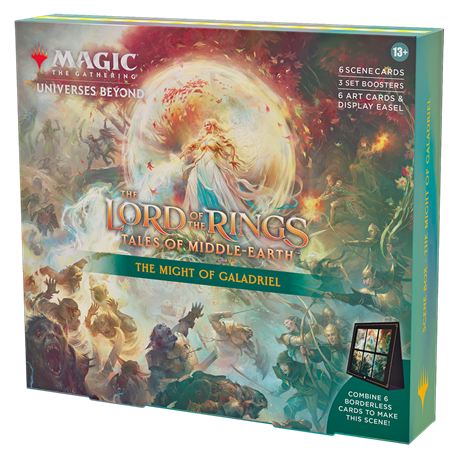 Magic The Gathering The Lord of the Rings: Tales of Middle-earth Scene Box The Might of Galadriel (przedsprzedaż)