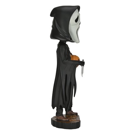 Scream Head Knocker Bobble-Head Ghost Face with Pumpkin 20 cm (przedsprzedaż)