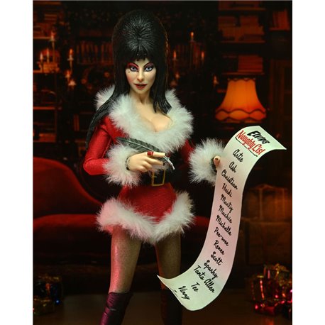 Elvira, Mistress of the Dark Clothed Action Figure Very Scary Xmas Elvira 20 cm (przedsprzedaż)