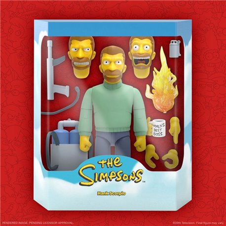 The Simpsons Ultimates Action Figure Hank Scorpio 18 cm (przedsprzedaż)