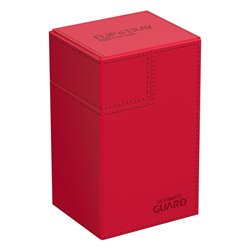 Ultimate Guard Flip`n`Tray 80+ XenoSkin Monocolor Red (przedsprzedaż)