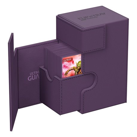 Ultimate Guard Flip`n`Tray 80+ XenoSkin Monocolor Purple (przedsprzedaż)