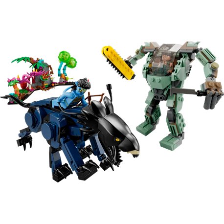 LEGO Avatar 75571 Neytiri i Thanator kontra Quaritch w kombinezonie PZM