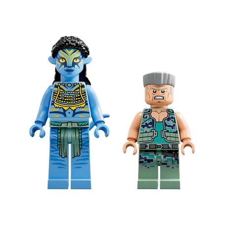 LEGO Avatar 75571 Neytiri i Thanator kontra Quaritch w kombinezonie PZM