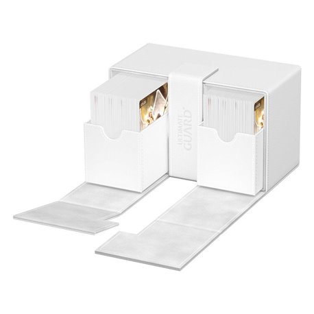 Ultimate Guard Twin Flip`n`Tray 160+ XenoSkin Monocolor White (przedsprzedaż)