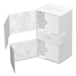 Ultimate Guard Twin Flip`n`Tray 200+ XenoSkin Monocolor White (przedsprzedaż)