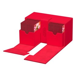 Ultimate Guard Twin Flip`n`Tray 200+ XenoSkin Monocolor Red (przedsprzedaż)