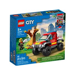 LEGO City 60393 Wóz strażacki 4x4 misja ratunkowa