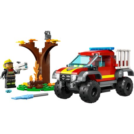 LEGO City 60393 Wóz strażacki 4x4 misja ratunkowa