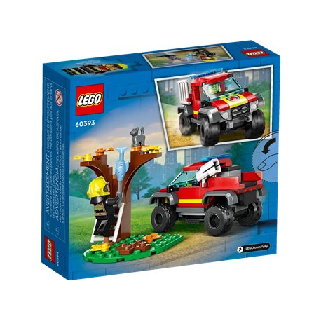 LEGO City 60393 Wóz strażacki 4x4 misja ratunkowa