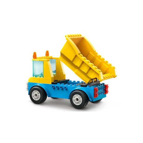 LEGO City 60391 Ciężarówki i dźwig z kulą wyburzeniową