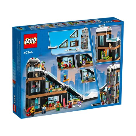 LEGO City 60366 Centrum narciarskie i wspinaczkowe