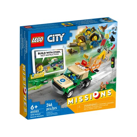 LEGO City 60353 Misje ratowania dzikich zwierząt