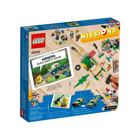 LEGO City 60353 Misje ratowania dzikich zwierząt