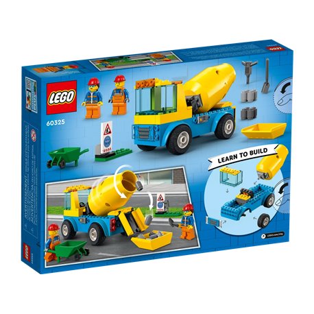 LEGO City 60325 Ciężarówka z betoniarką